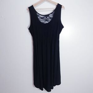 Ellen Parker High Low Lace Back Dress